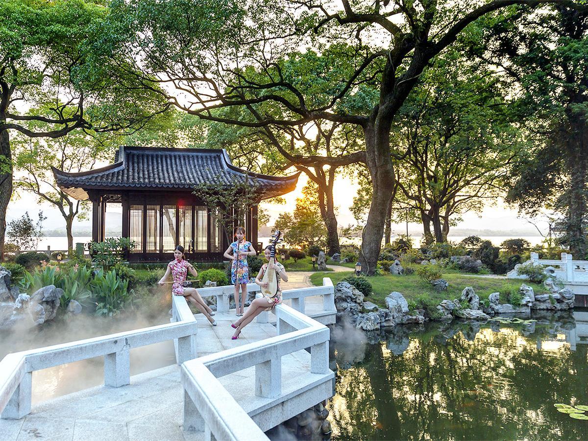 Liuying Hotel West Lake Hangzhou Esterno foto